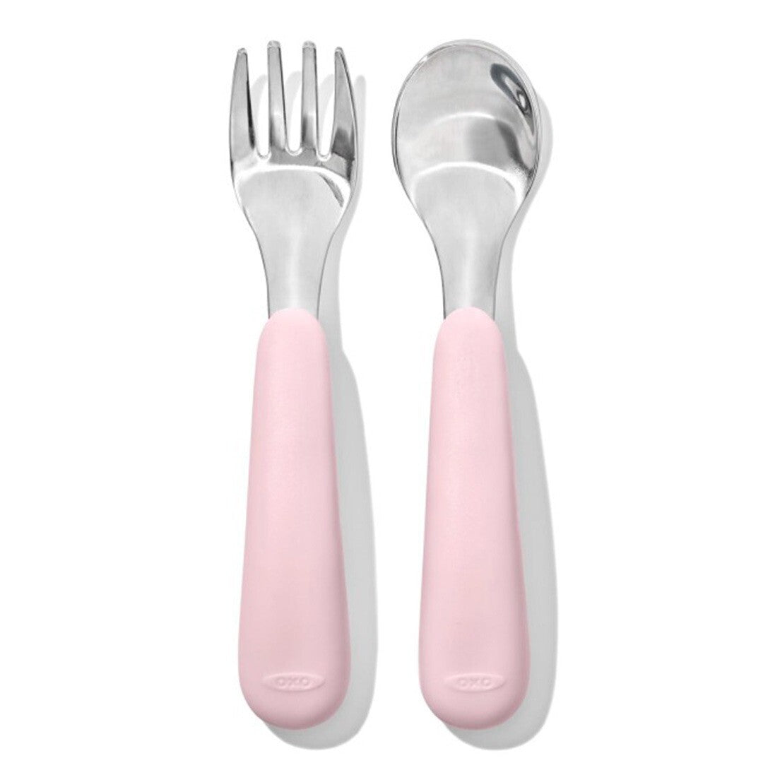 oxo tot kinderlepel en -vork reisset - blossom  | OX216523 | 1