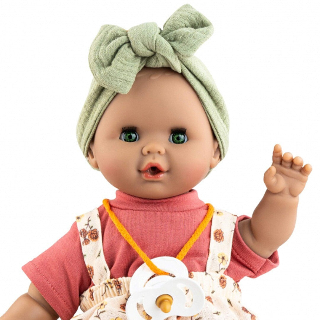paola reina babypop sonia met geluid - bloemen - 36 cm | PR08042 | 1