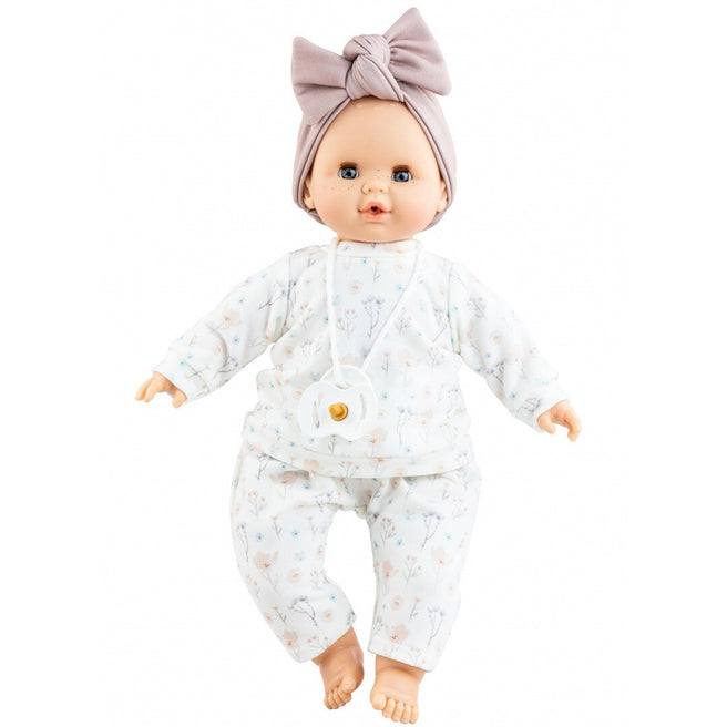 paola reina babypop sonia met geluid - bloemenpakje - 36 cm | PR08045 | 0