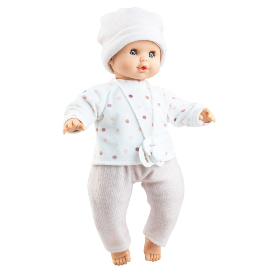 paola reina babypop alex - shirt met stippen - 36 cm | PR48064 | 1