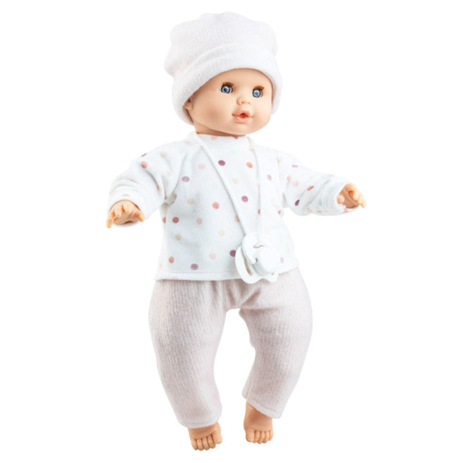paola reina babypop alex - shirt met stippen - 36 cm | PR48064 | 1