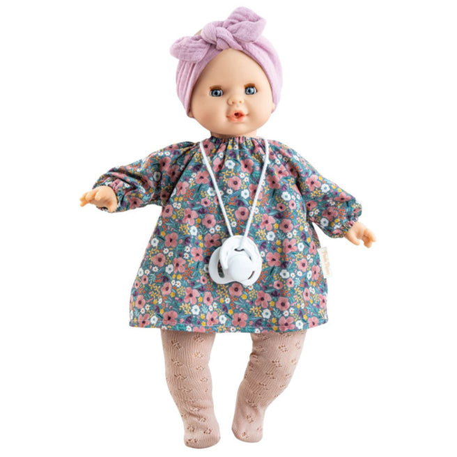 paola reina babypop sonia - gebloemde jurk - 36 cm | PR48059 | 1