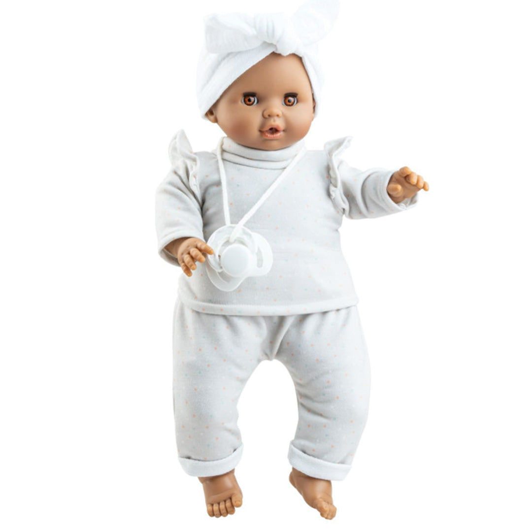 paola reina babypop sonia - off-white - stippen - 36 cm | PR48058 | 1 