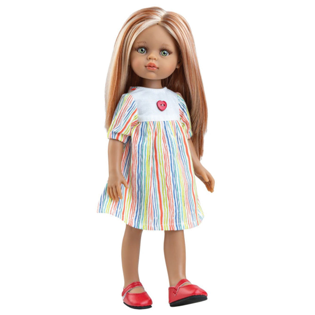 paola reina stapop amigas caya rood haar - 32 cm | PR04724 | 1