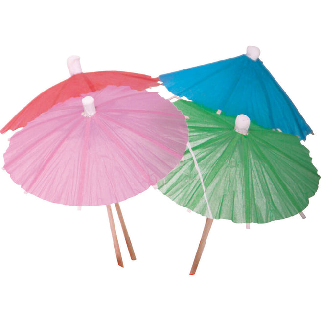 parasol prikkers meerkleurig - 15st | 07359 | 0