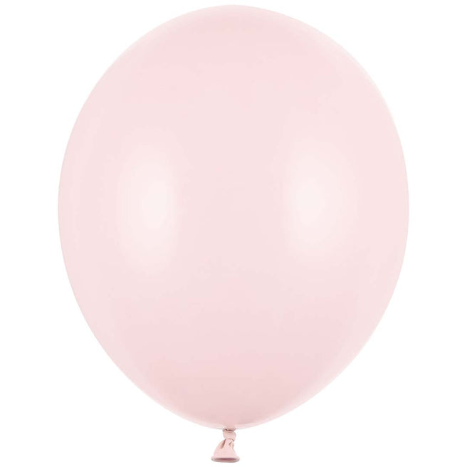 partydeco ballonnen pastel pale pink - 30 cm - 10st |  SB14P-081B-10 | 1