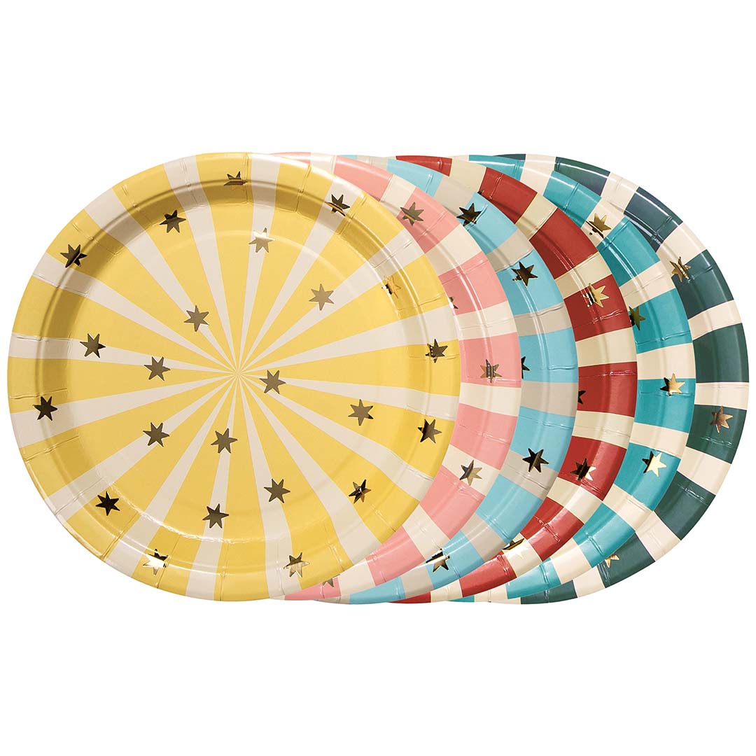 partydeco borden - circus - 6st | TPP96 | 1