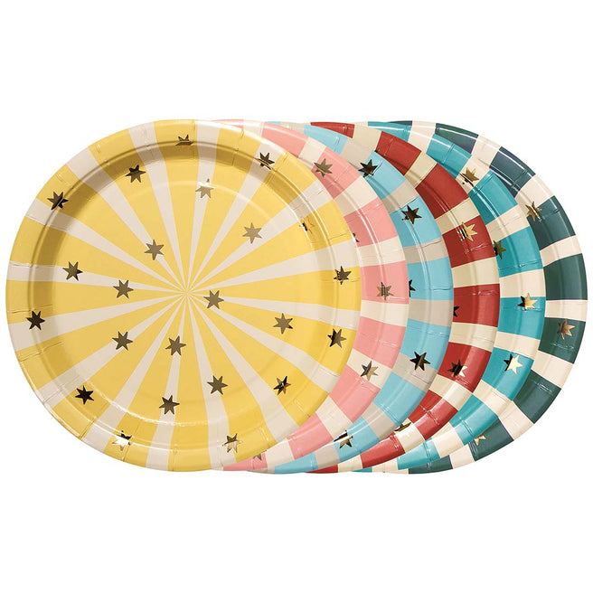 partydeco borden - circus - 6st | TPP96 | 1