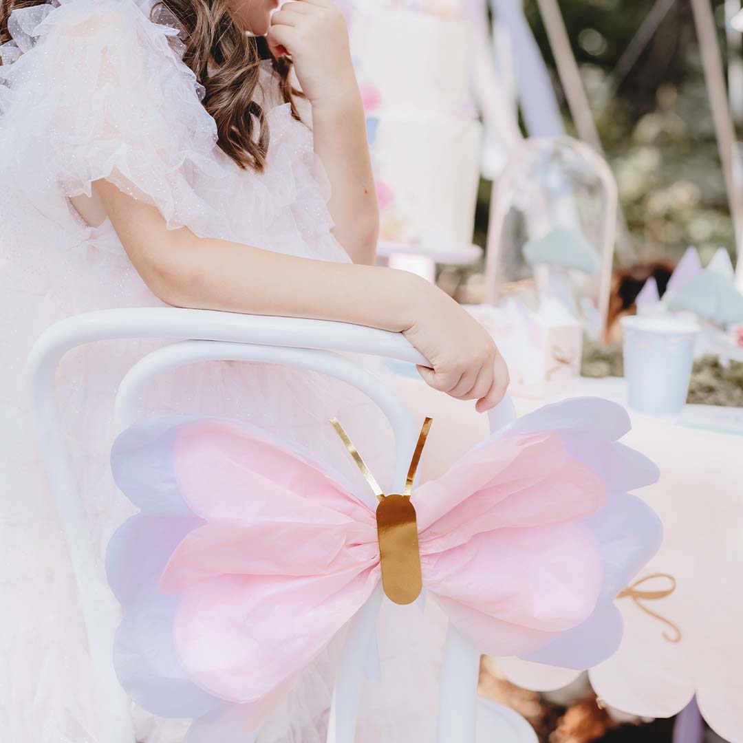 partydeco feestversiering - tissue vlinders - 3st | DB6 | 2