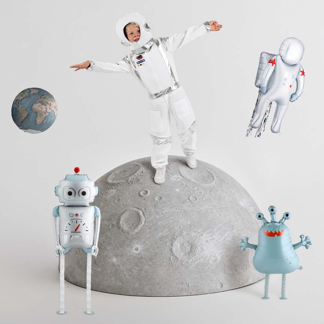 partydeco folieballon alien - 60 cm | FB378 | 2
