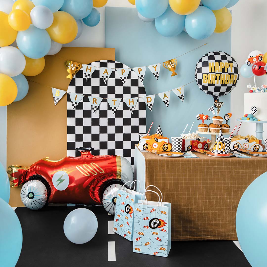 partydeco folieballon auto - 111 cm | FB90 | 6