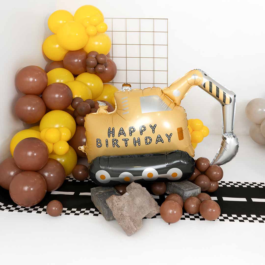 partydeco folieballon graafmachine - 76,5 cm | FB237 | 2