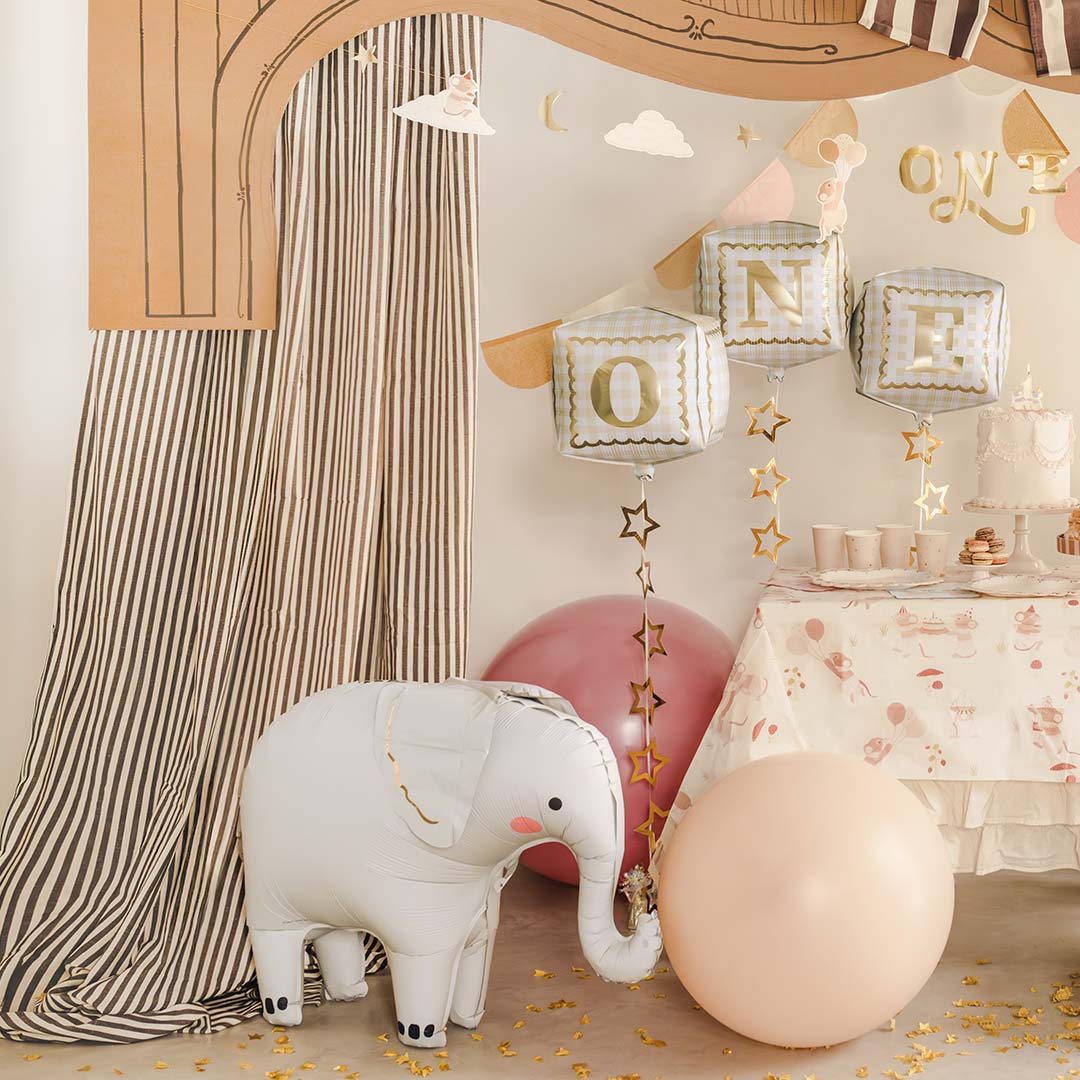 partydeco folieballon olifant - 91 cm | FB403 | 2