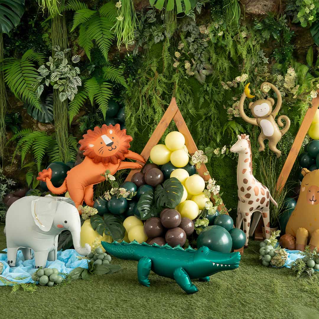 partydeco folieballon olifant - 91 cm | FB403 | 3