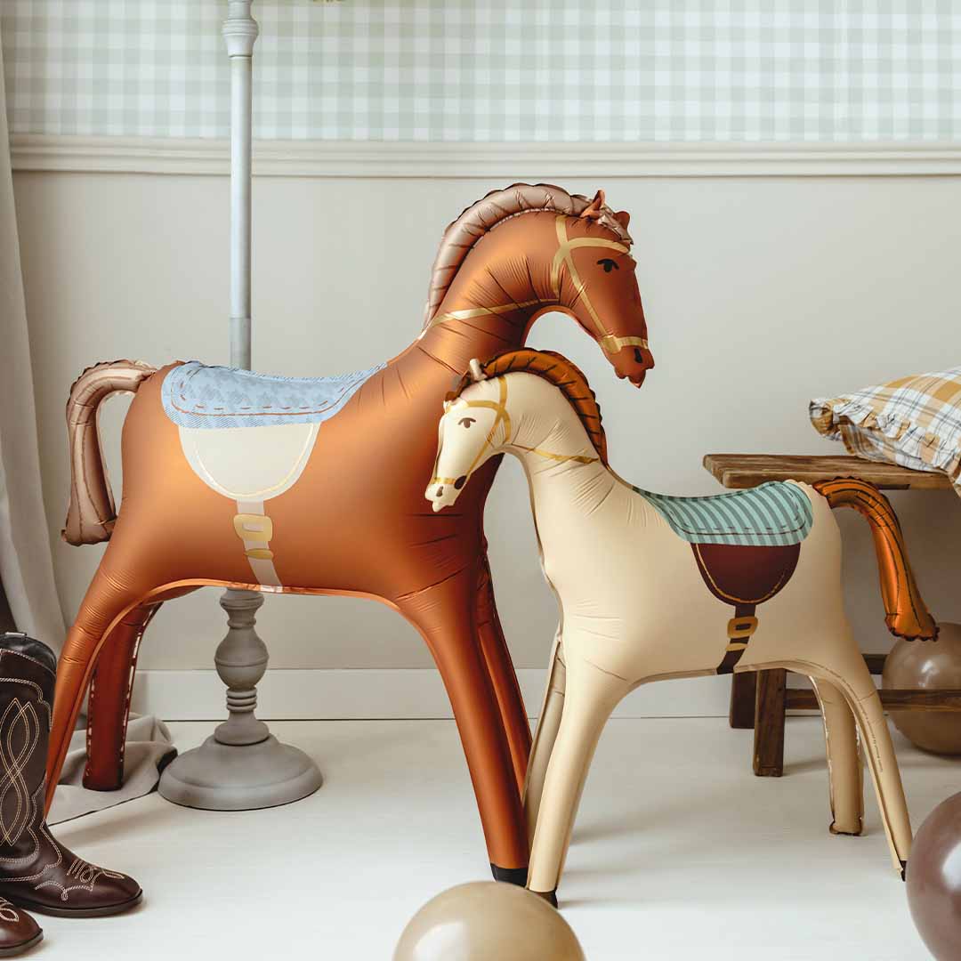 partydeco folieballon paard - 112 cm | FB274 | 2