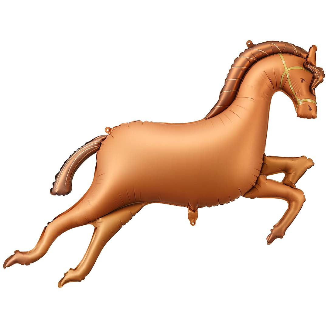 partydeco folieballon paard - 125 cm | FB279 | 1