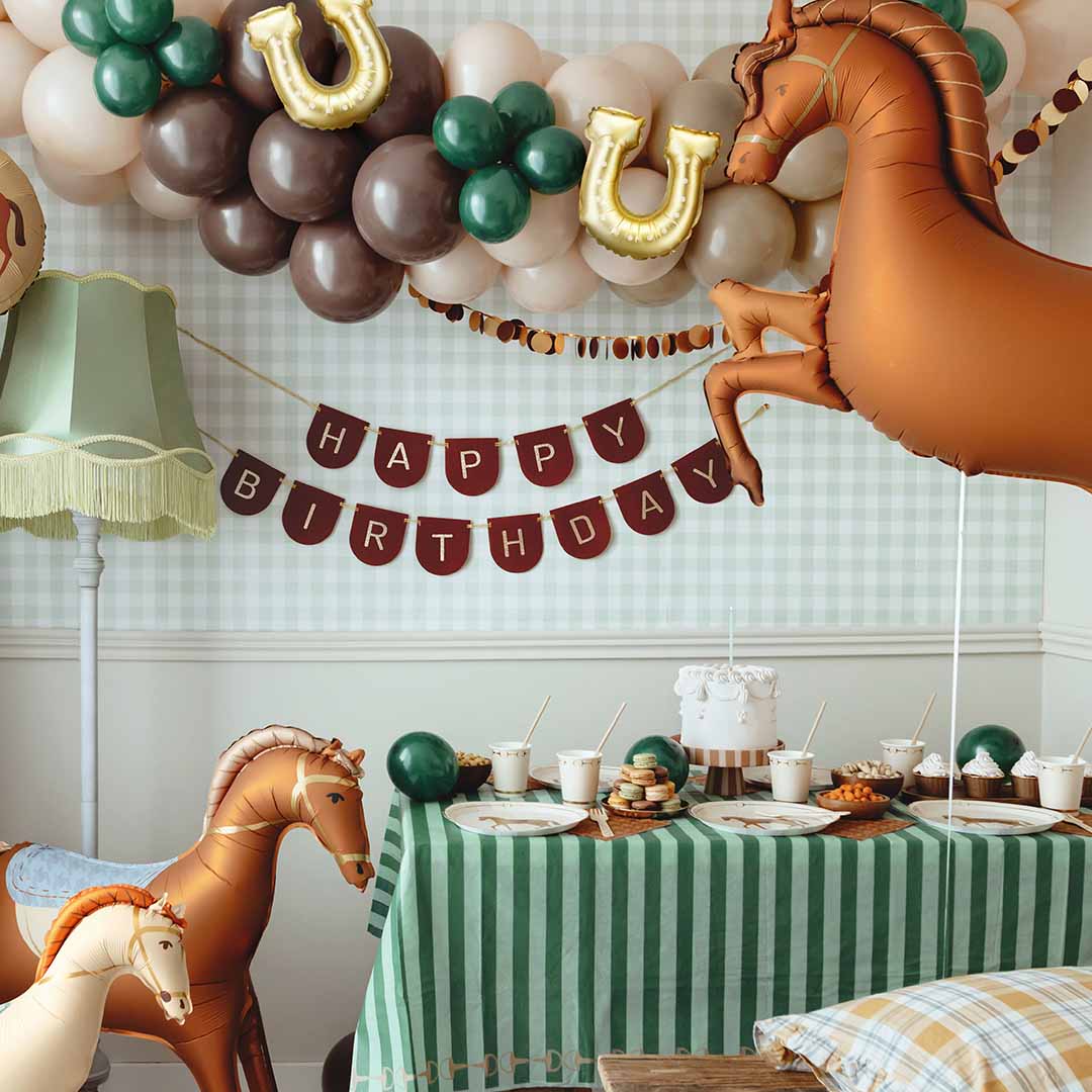 partydeco folieballon paard - 125 cm | FB279 | 2