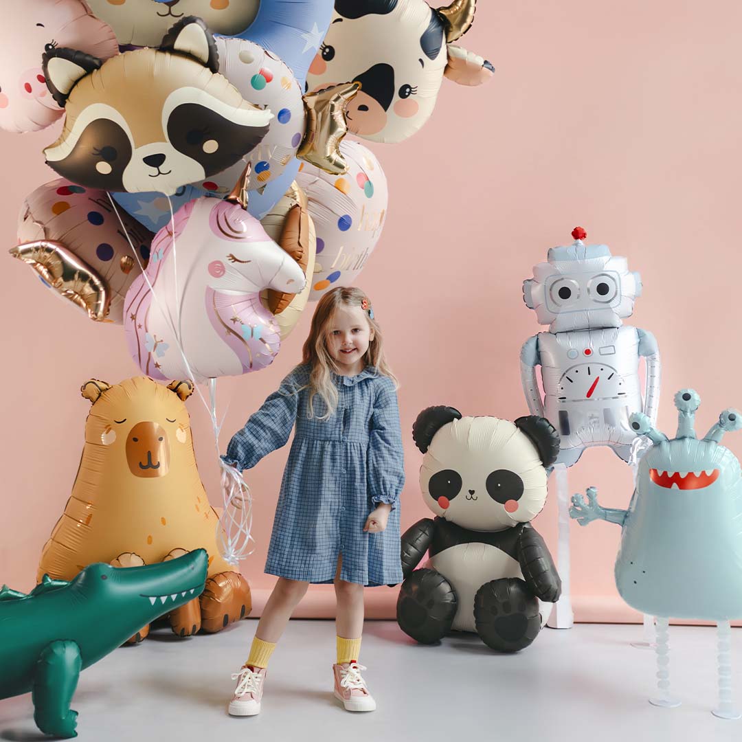 partydeco folieballon panda - 72 cm | FB373 | 3
