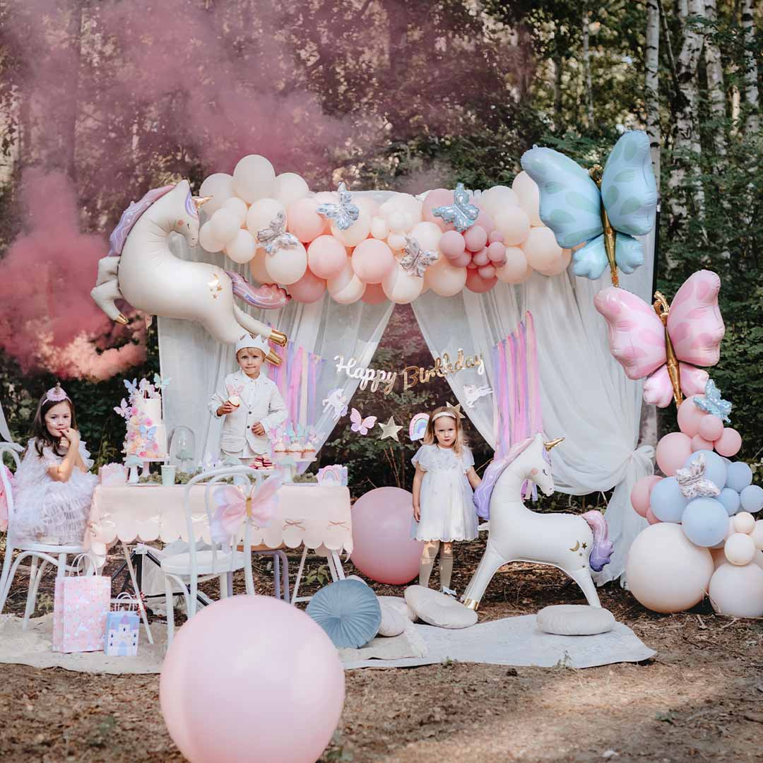 partydeco folieballon staande eenhoorn - 95 cm | FB247 | 5