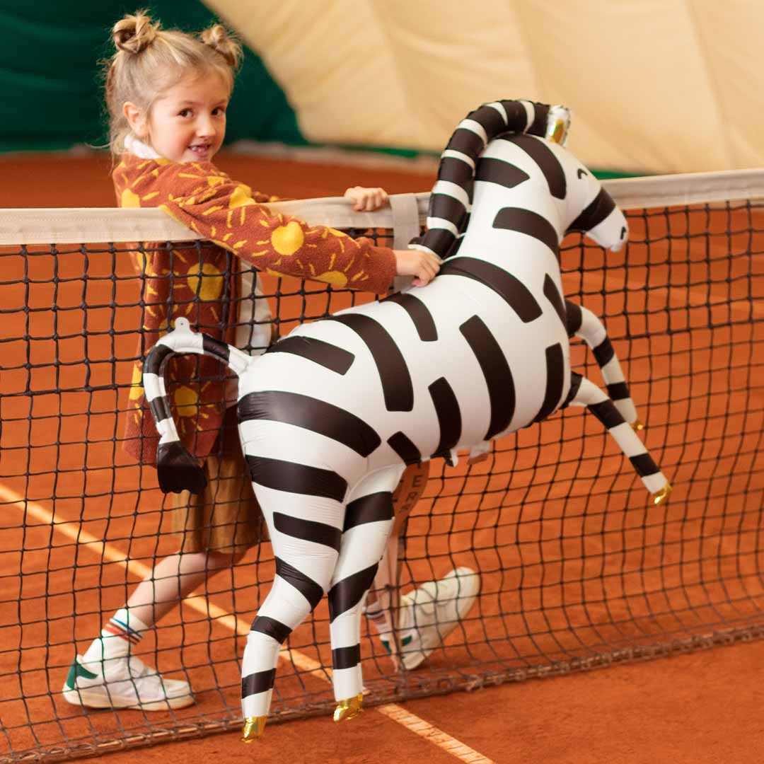 partydeco folieballon zebra - 115 cm | FB121 | 2