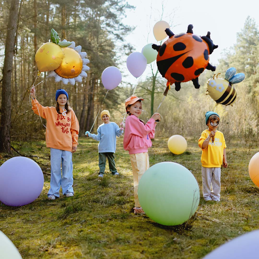 partydeco folieballon zon - 90 cm | FB202 | 2