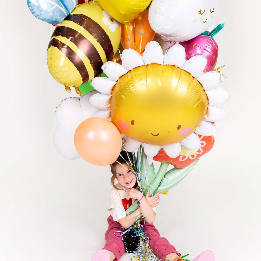 partydeco folieballon zon - 90 cm | FB202 | 4