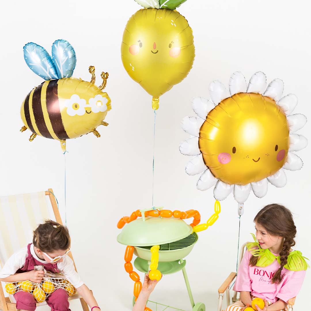 partydeco folieballon zon - 90 cm | FB202 | 6