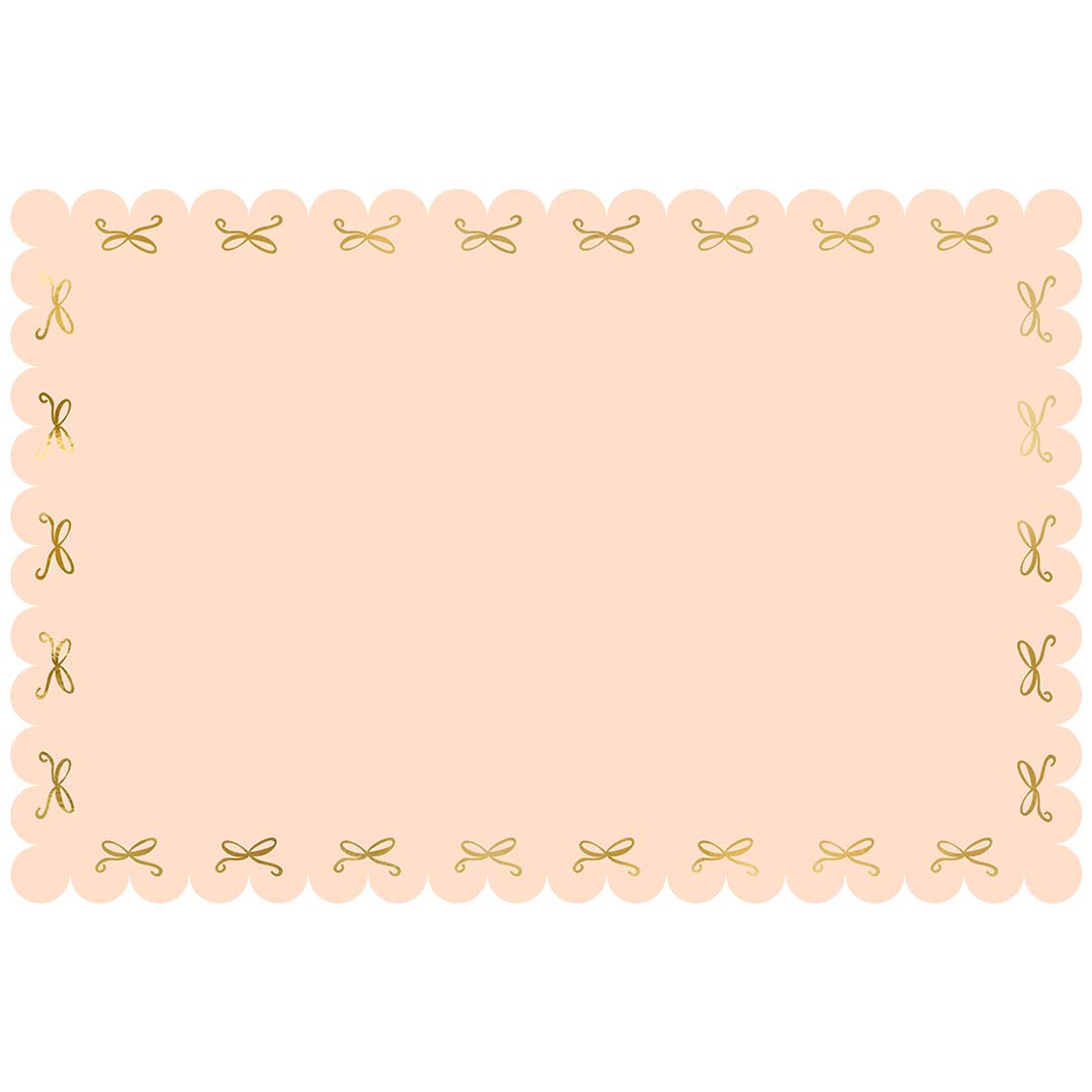 partydeco papieren tafelkleed - strikjes | OBP4 | 2