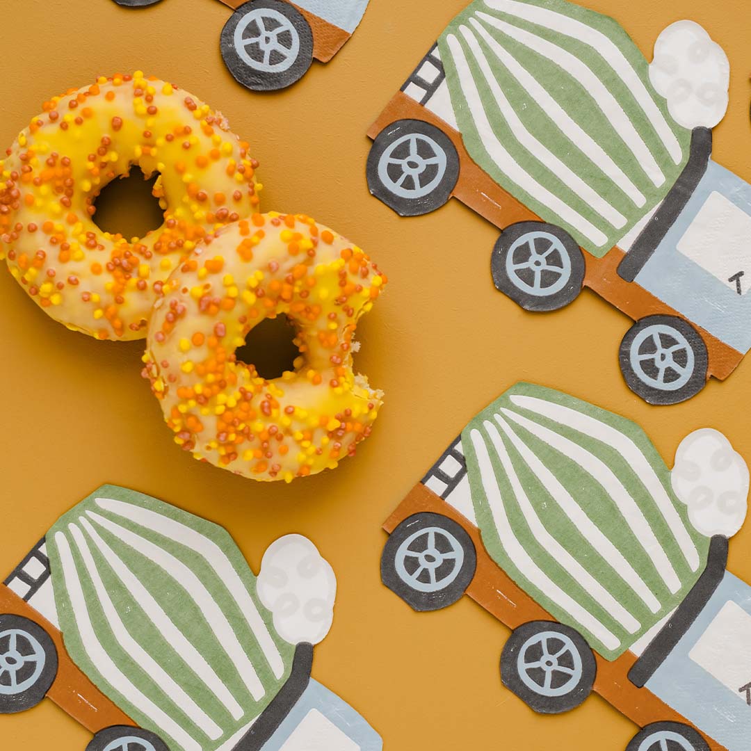 partydeco servetten - betonmolen - 20st | SPK31 | 2