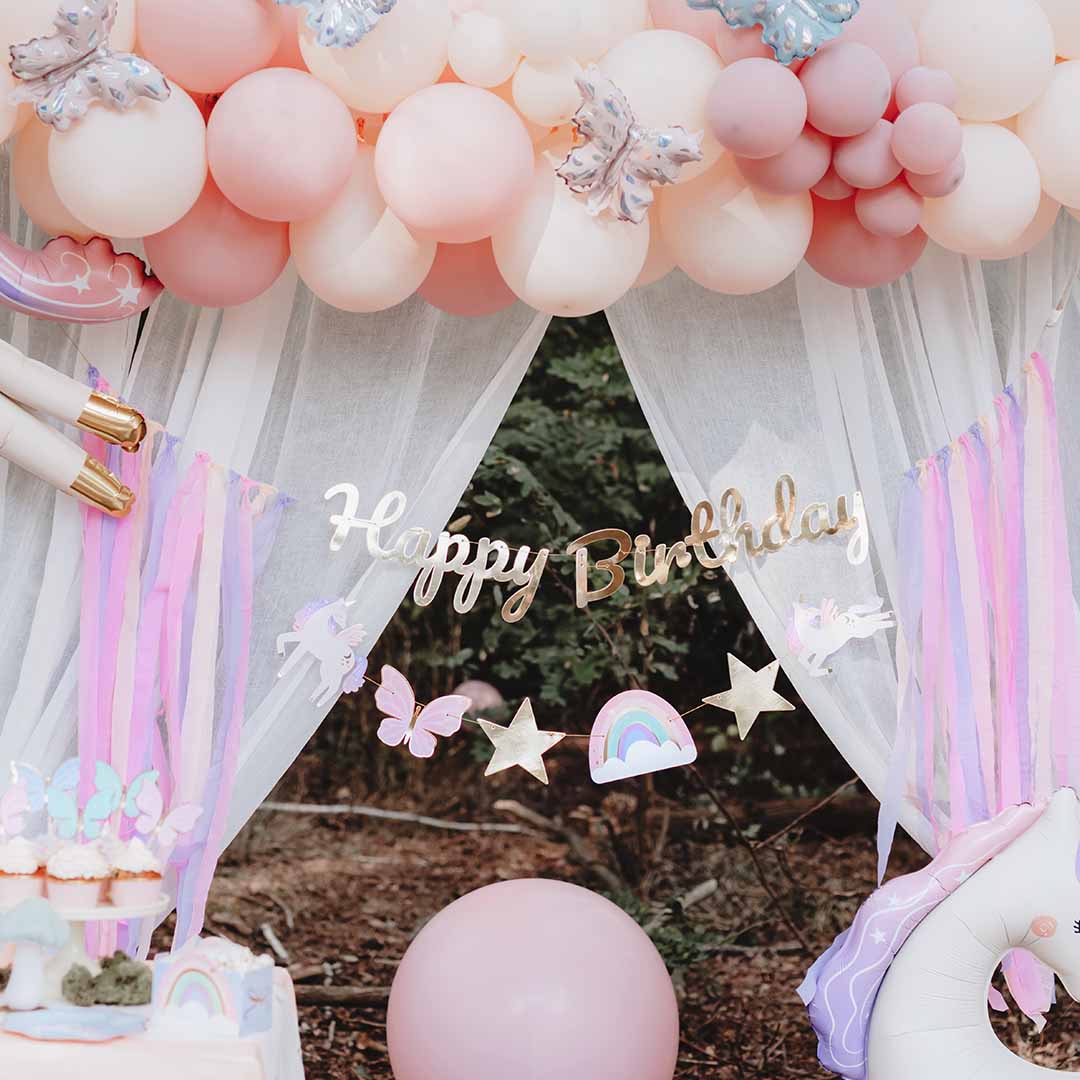 partydeco slinger happy birthday - eenhoorns | GRL120 | 3