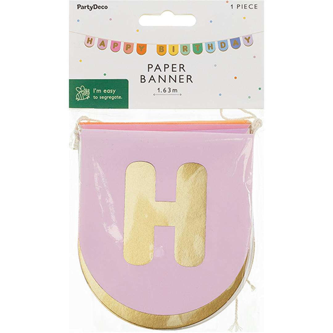 partydeco slinger happy birthday - mix - 163x12 cm | GRL116 | 4