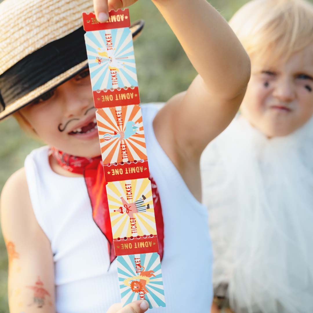 partydeco stickers en entreekaartjes circus | NR5 | 5
