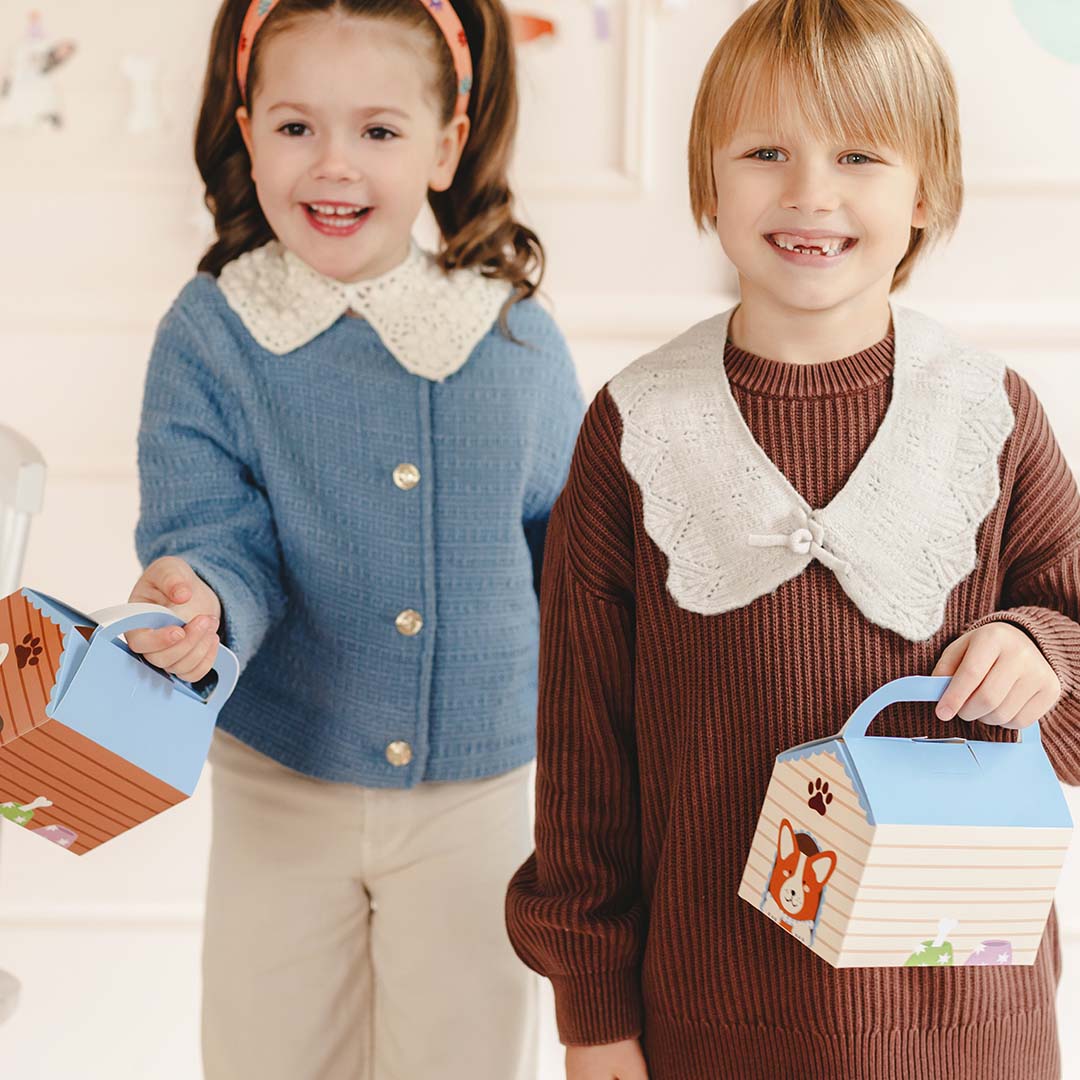 partydeco traktatiedoosjes - honden - 6st | PUDCS21 | 2