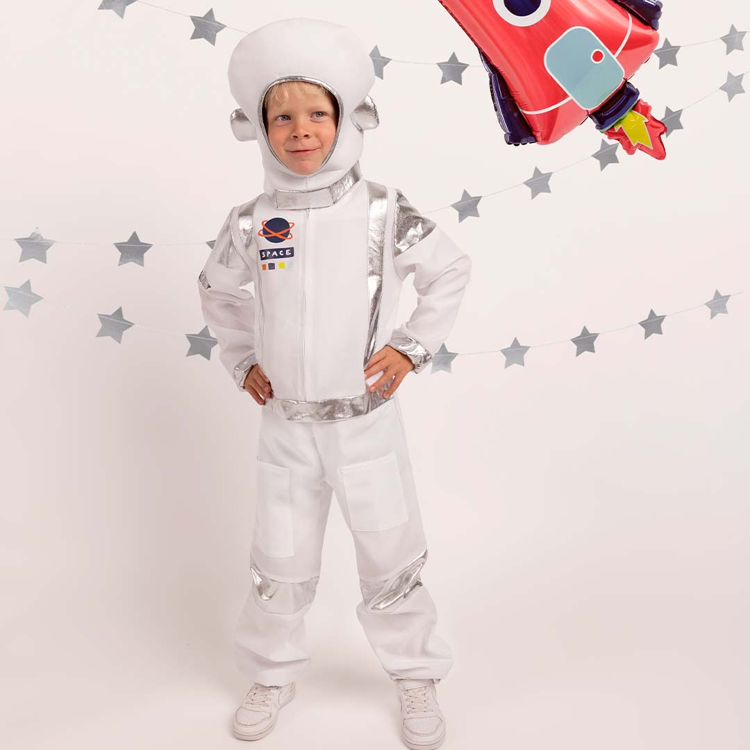 partydeco verkleedkleding astronaut - 5-8 jaar | STR29-116 | 2
