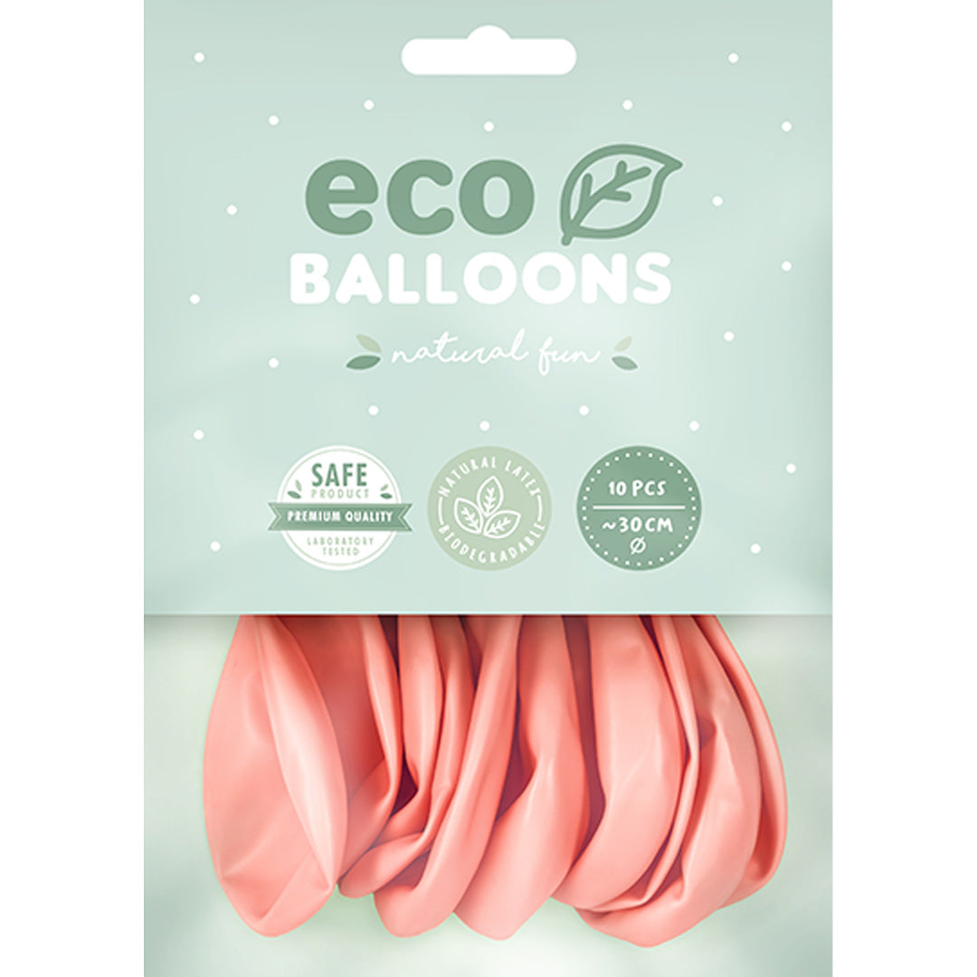 partydeco ballonnen metallic - goud - 30 cm - 10st | ECO30M-019R | 3