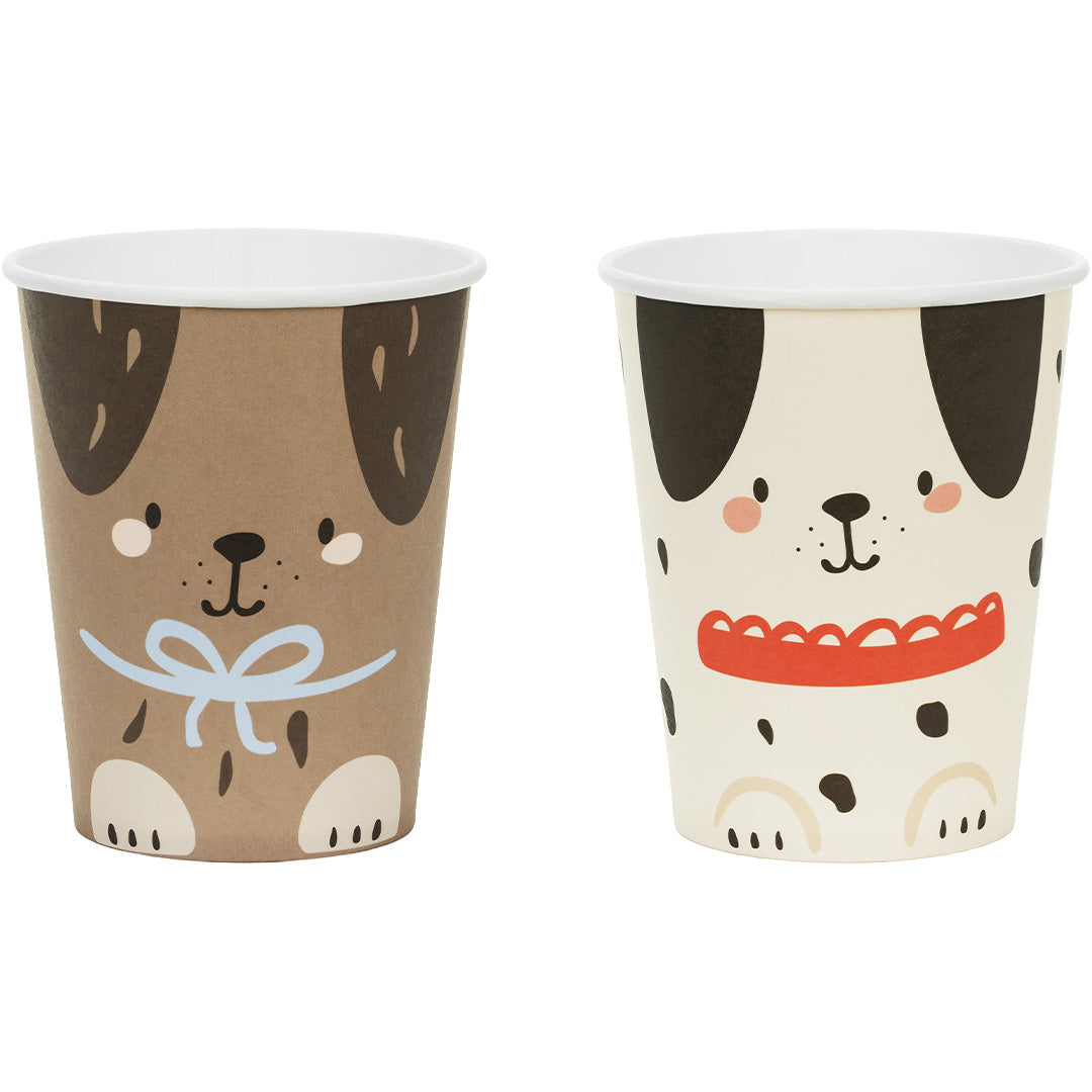 partydeco bekers - hond - 6st |   KPP98-EU1 | 