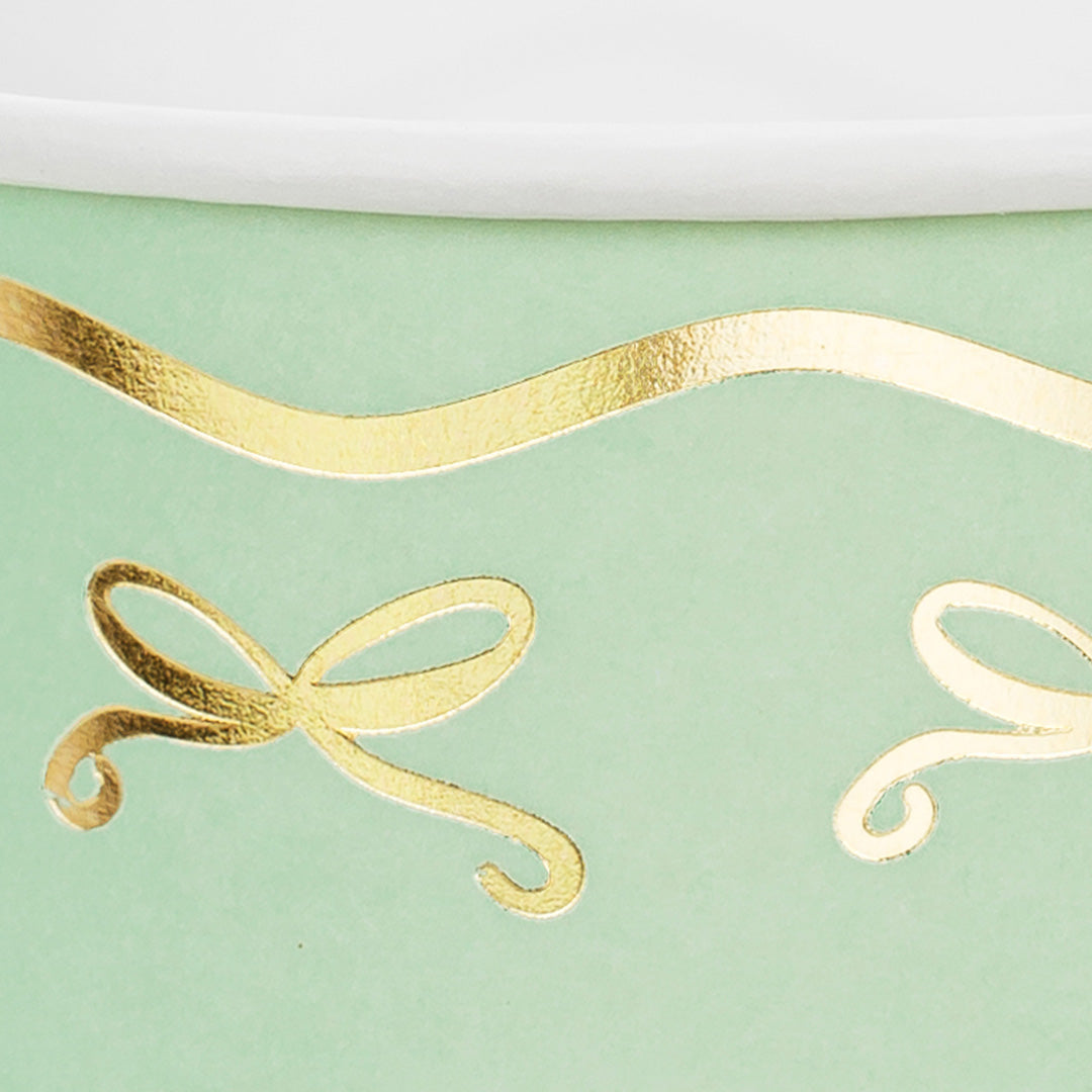 partydeco bekers - strikjes - 6st | KPP94-EU1 | 2