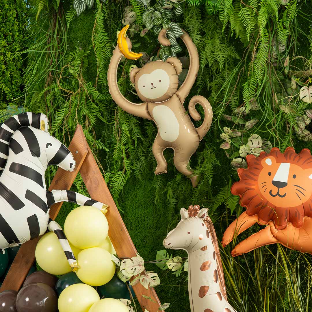 partydeco folieballon aap - 88 cm | FB384 | 2