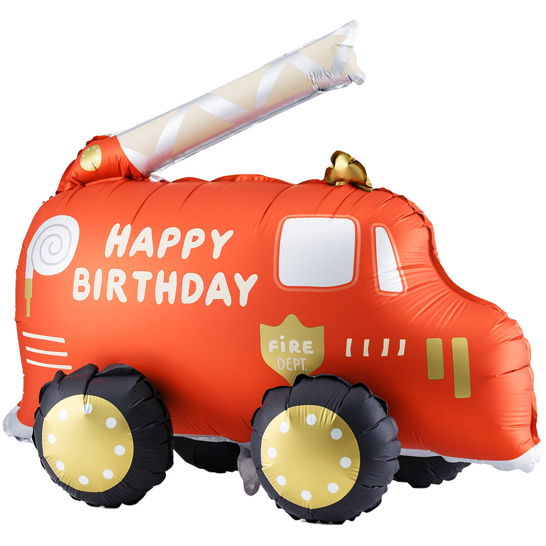 partydeco folieballon brandweerwagen - 67 cm | FB240 | 