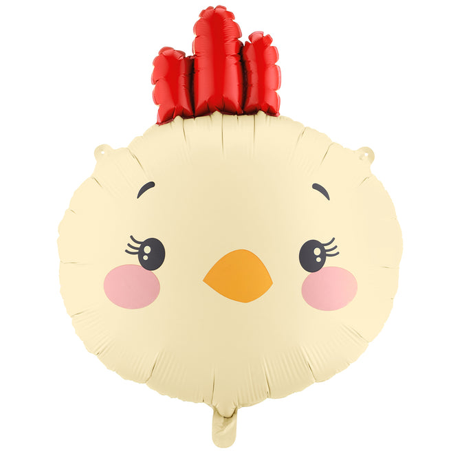 partydeco folieballon kip - 59 cm | FB376