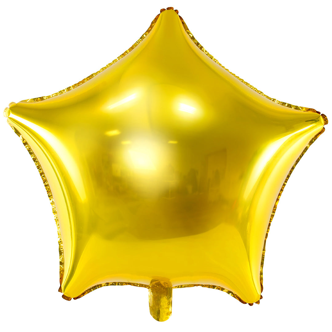 partydeco folieballon ster - goud - 70 cm | FB78M-019 | 