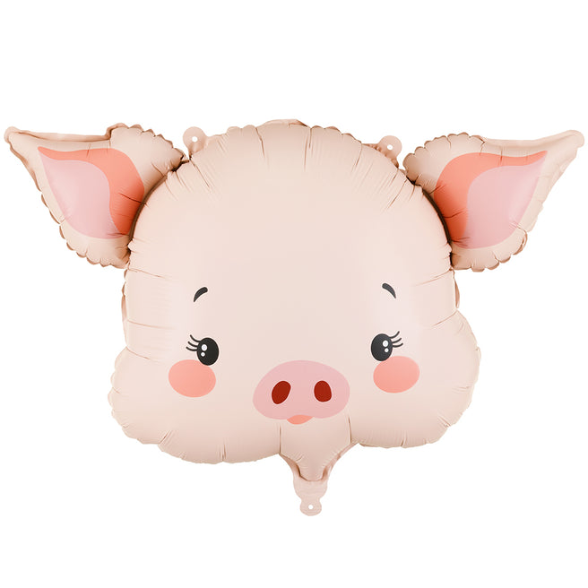 partydeco folieballon varken - 61 cm |  FB368 | 