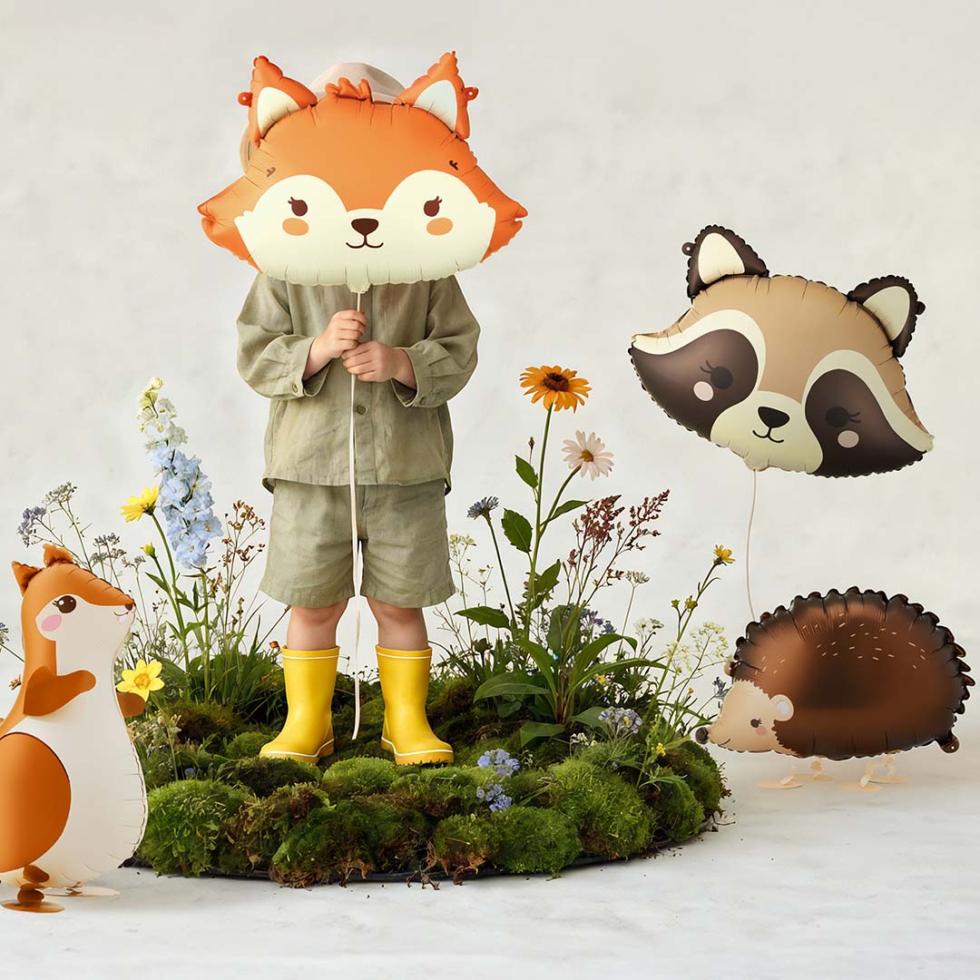 partydeco folieballon wasbeer - 59 cm | FB367 | 2