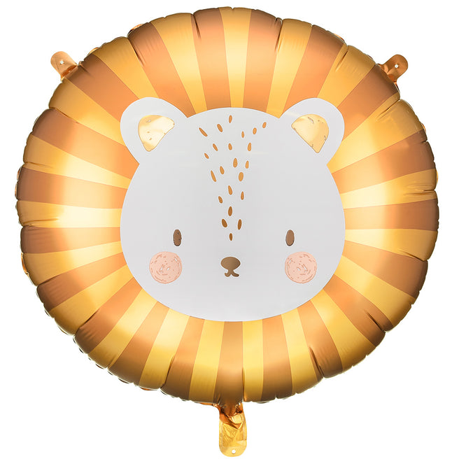 partydeco ronde folieballon leeuw - 70 cm | FB208 | 