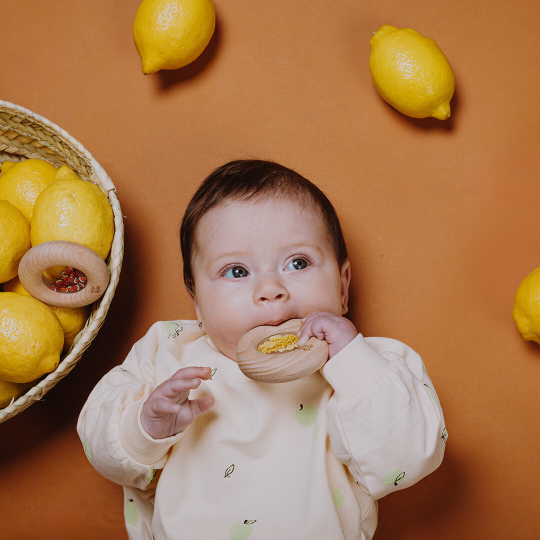 petit boum bijtring en rammelaar donut - kiwi's | PBSDKIW | 2