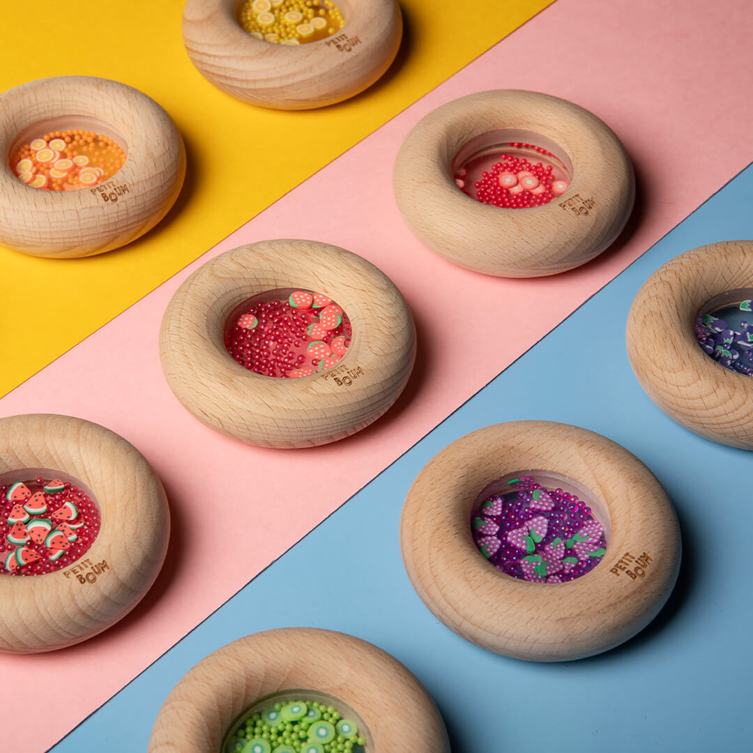 petit boum bijtring en rammelaar donut - kiwi's | PBSDKIW | 5