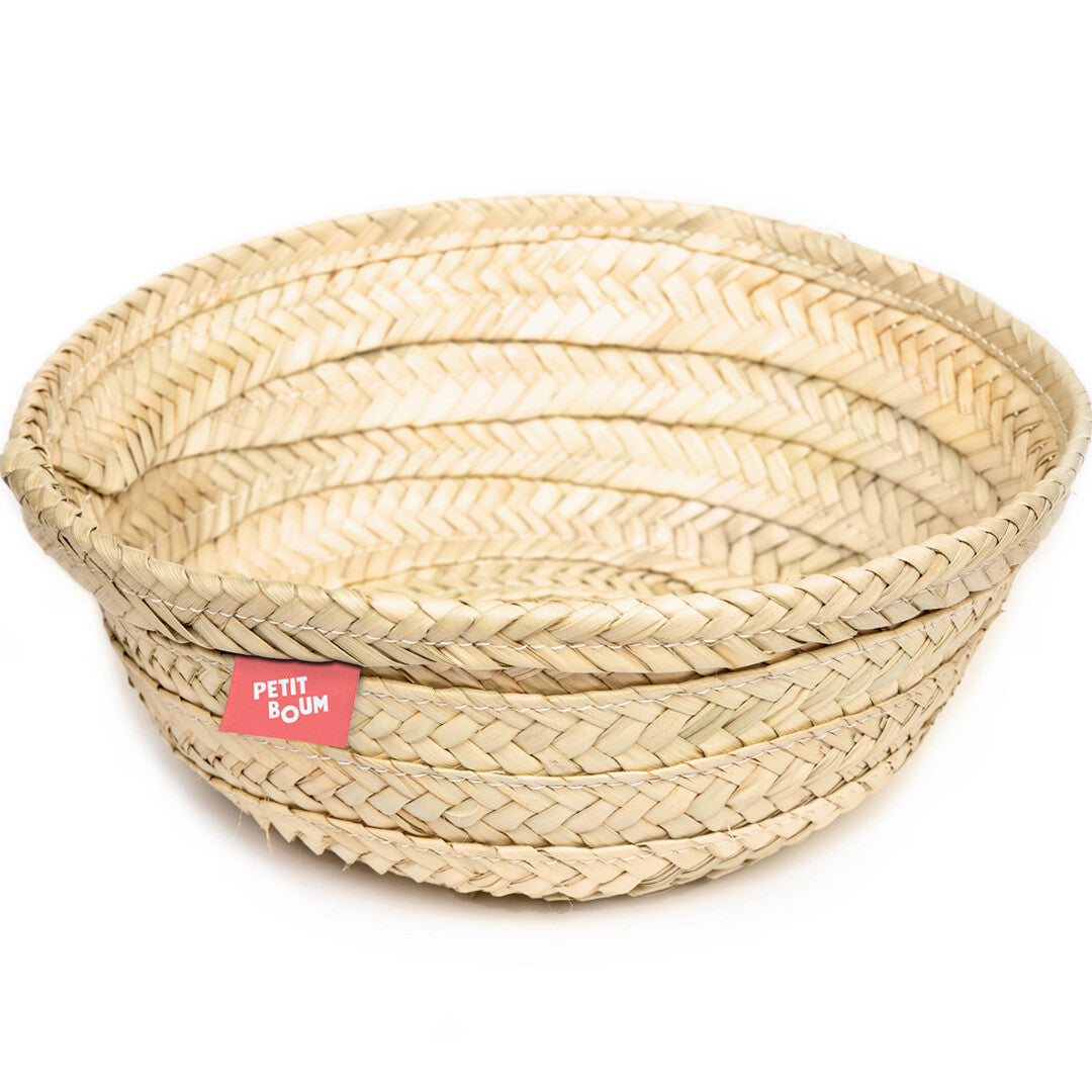 petit boum mand van palmblad - 27 cm | PBBASKET | 0