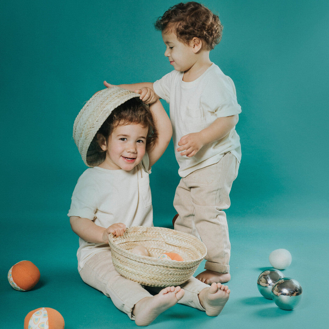 petit boum mand van palmblad - 27 cm | PBBASKET | 3