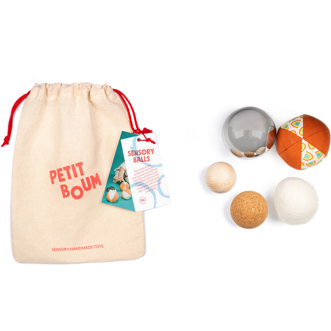 petit boum sensorische ballen - 5st | PBSENSORYBALLS | 1