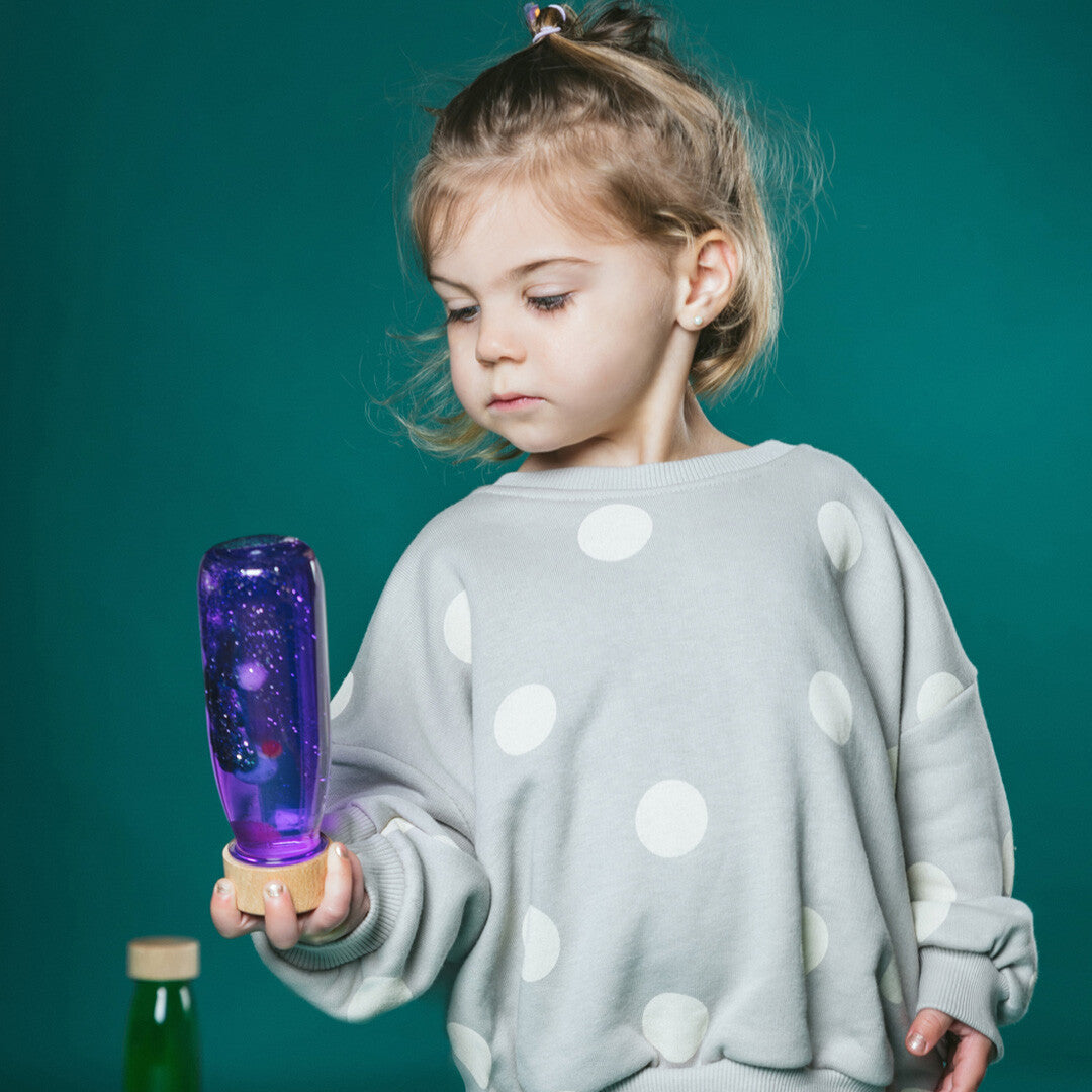 petit boum sensorische fles float - purple | PBFPURPLE | 1
